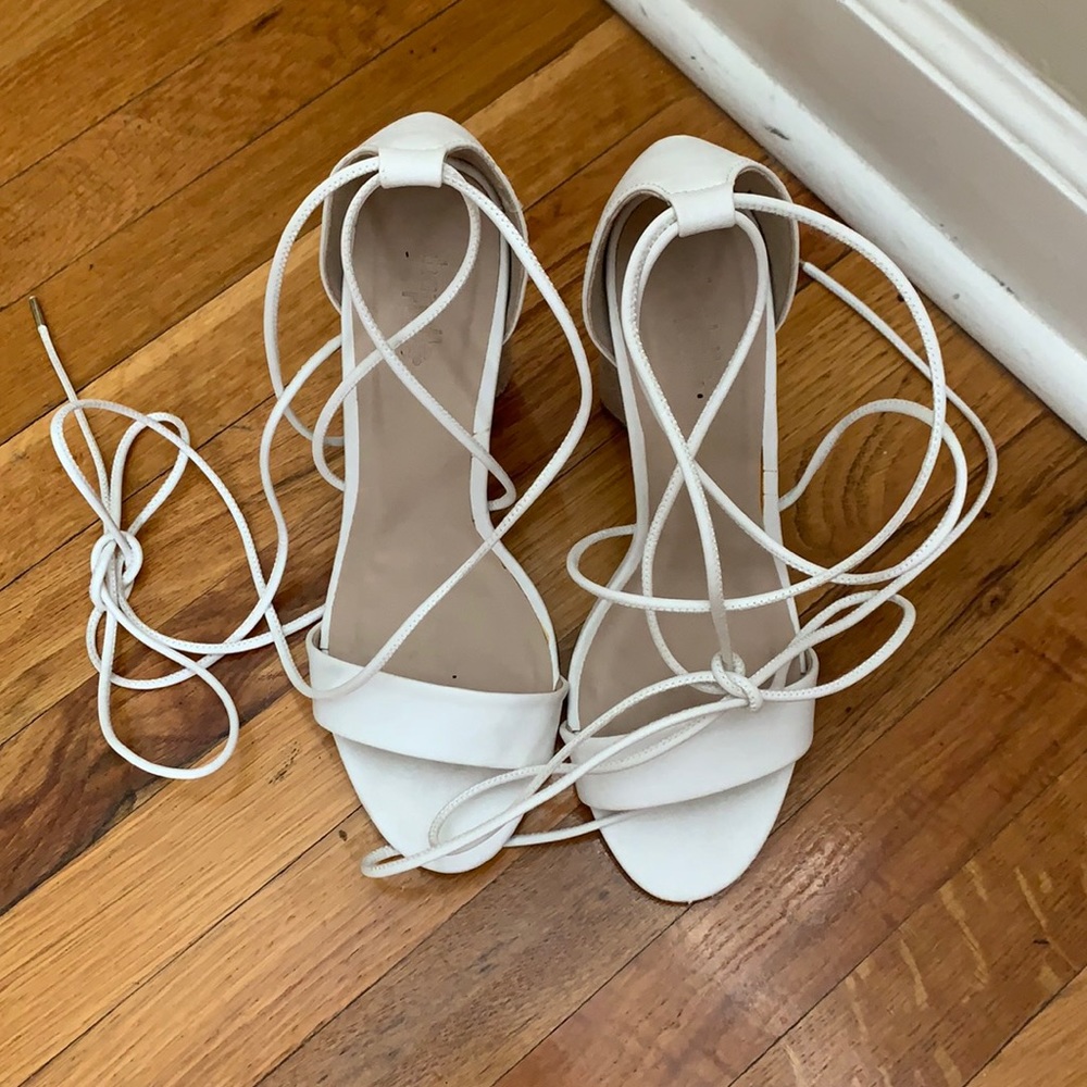 🎉 BOGO! 2/$12! Charlotte Russe Ankle-Wrap Heels